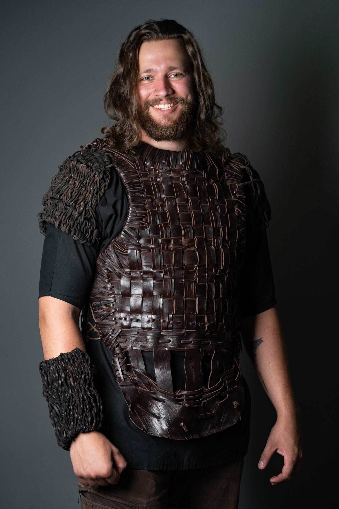 Viking body armor with shoulders - S / Full payment