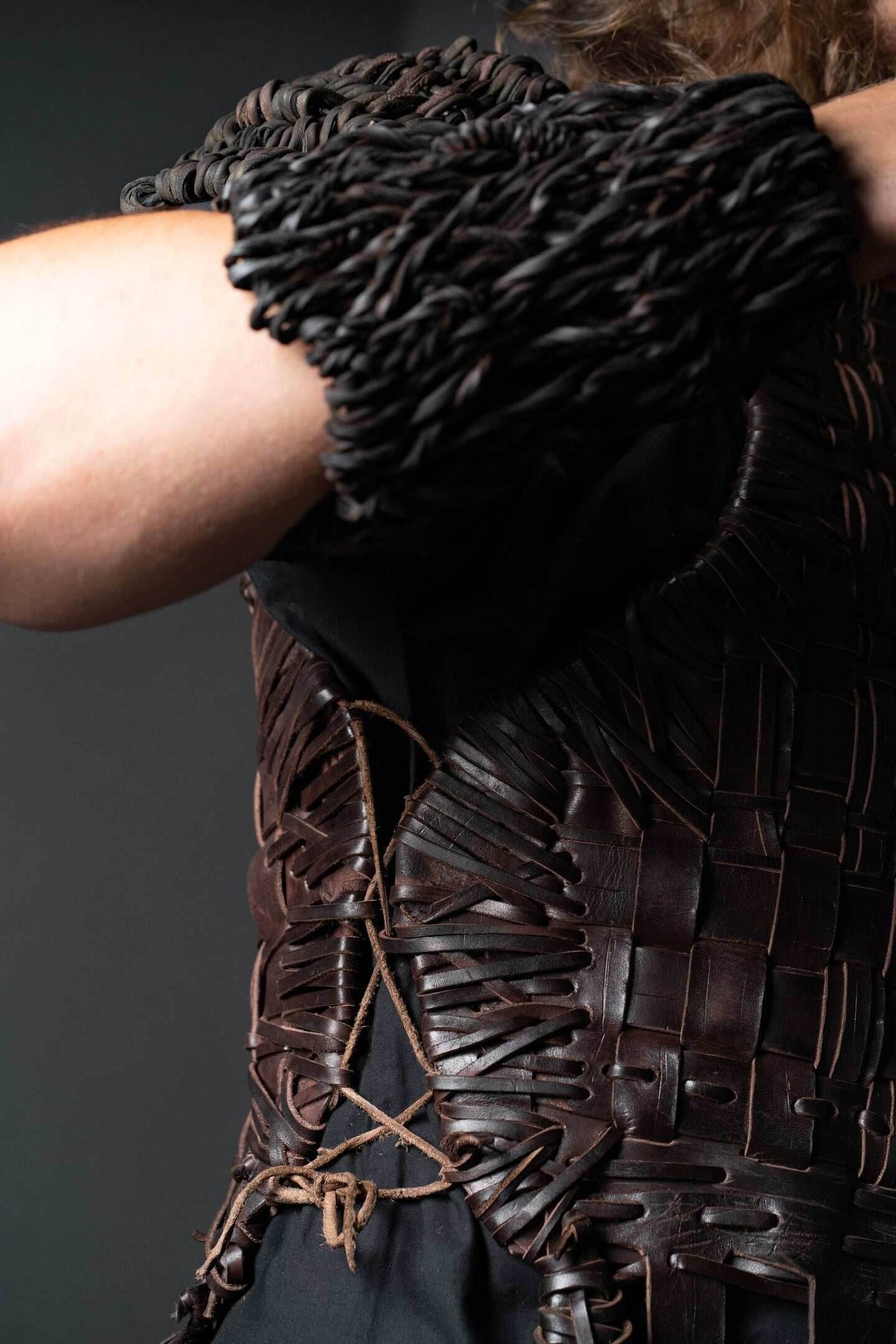 Viking body armor with shoulders - S / Full payment