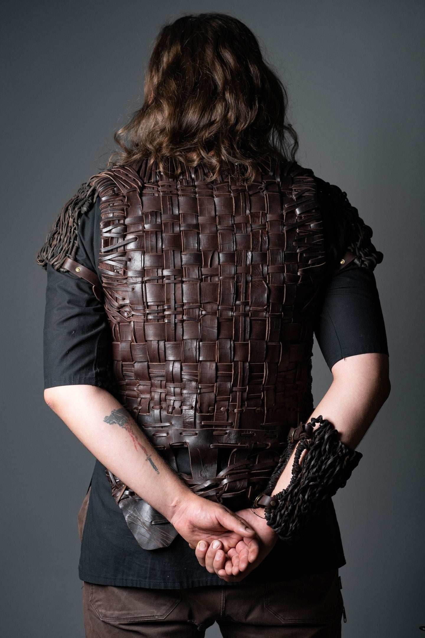 Viking body armor with shoulders - S / Full payment