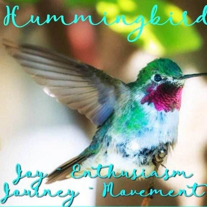 Summer Garden Hummingbird Necklace - 