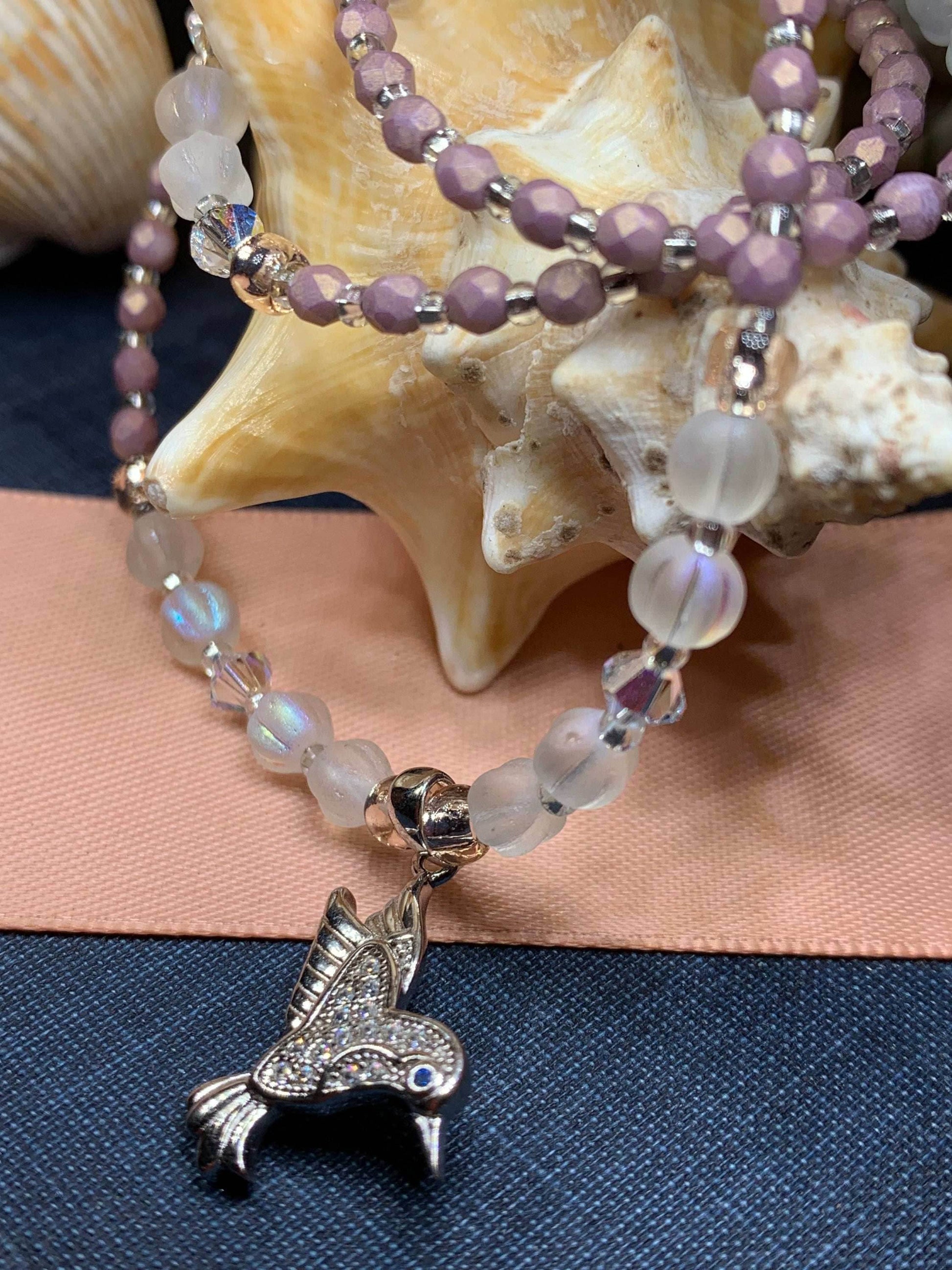 Summer Garden Hummingbird Necklace - 