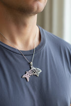 Cadmael Celtic Shark Necklace