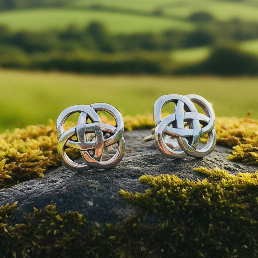 Lorna Celtic Knot Stud Earrings