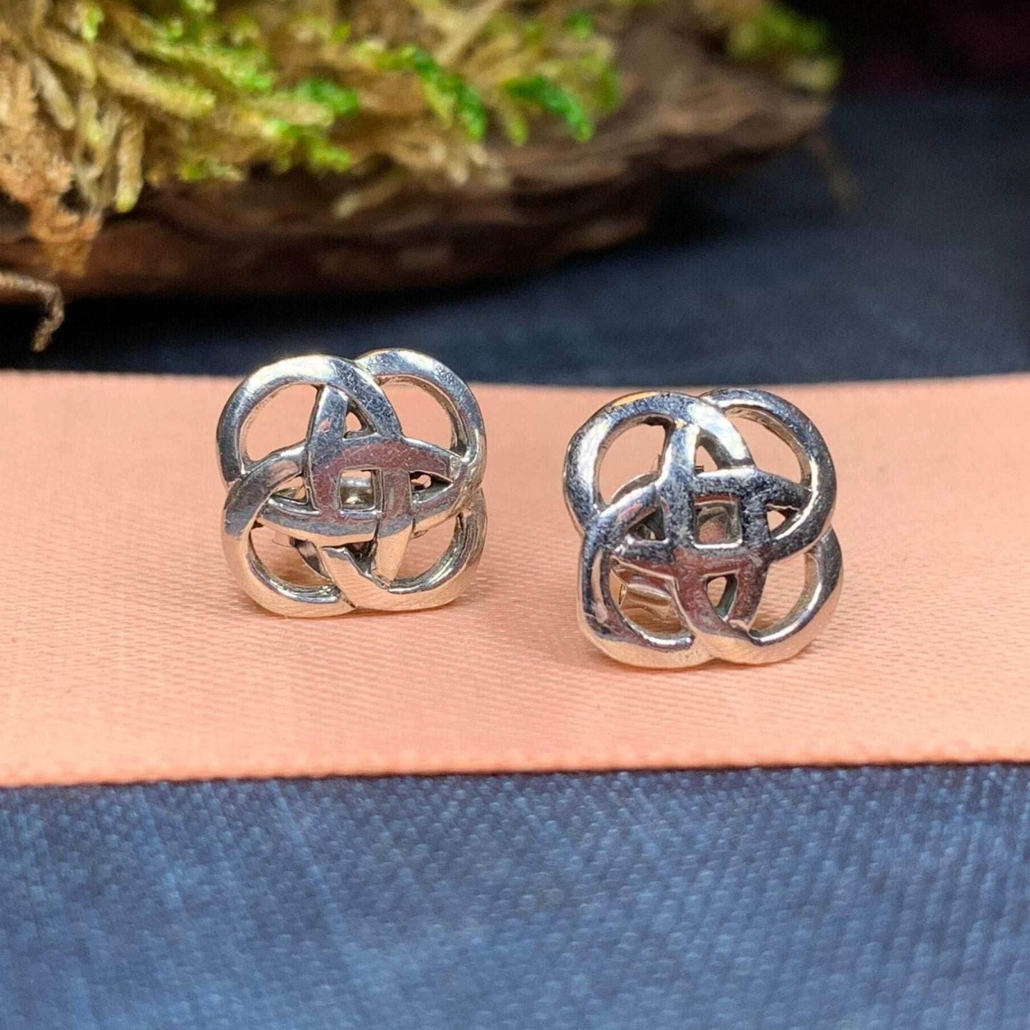 Lorna Celtic Knot Stud Earrings - 