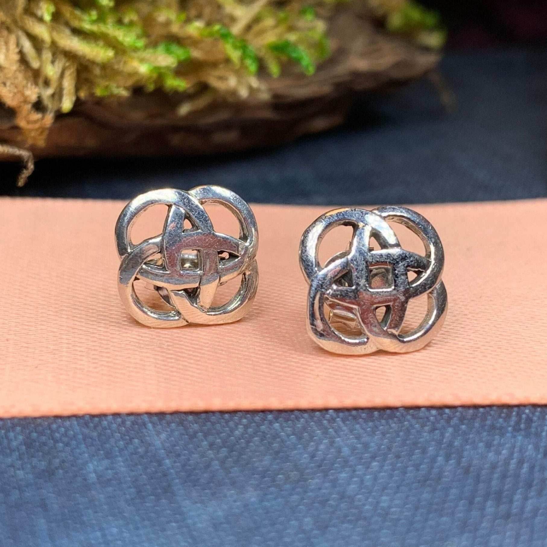 Lorna Celtic Knot Stud Earrings - 