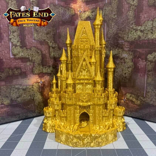 Fates End Mimic Dice Tower - Green Bronze / Without Tray