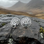 Tanya Tree of Life Stud Earrings