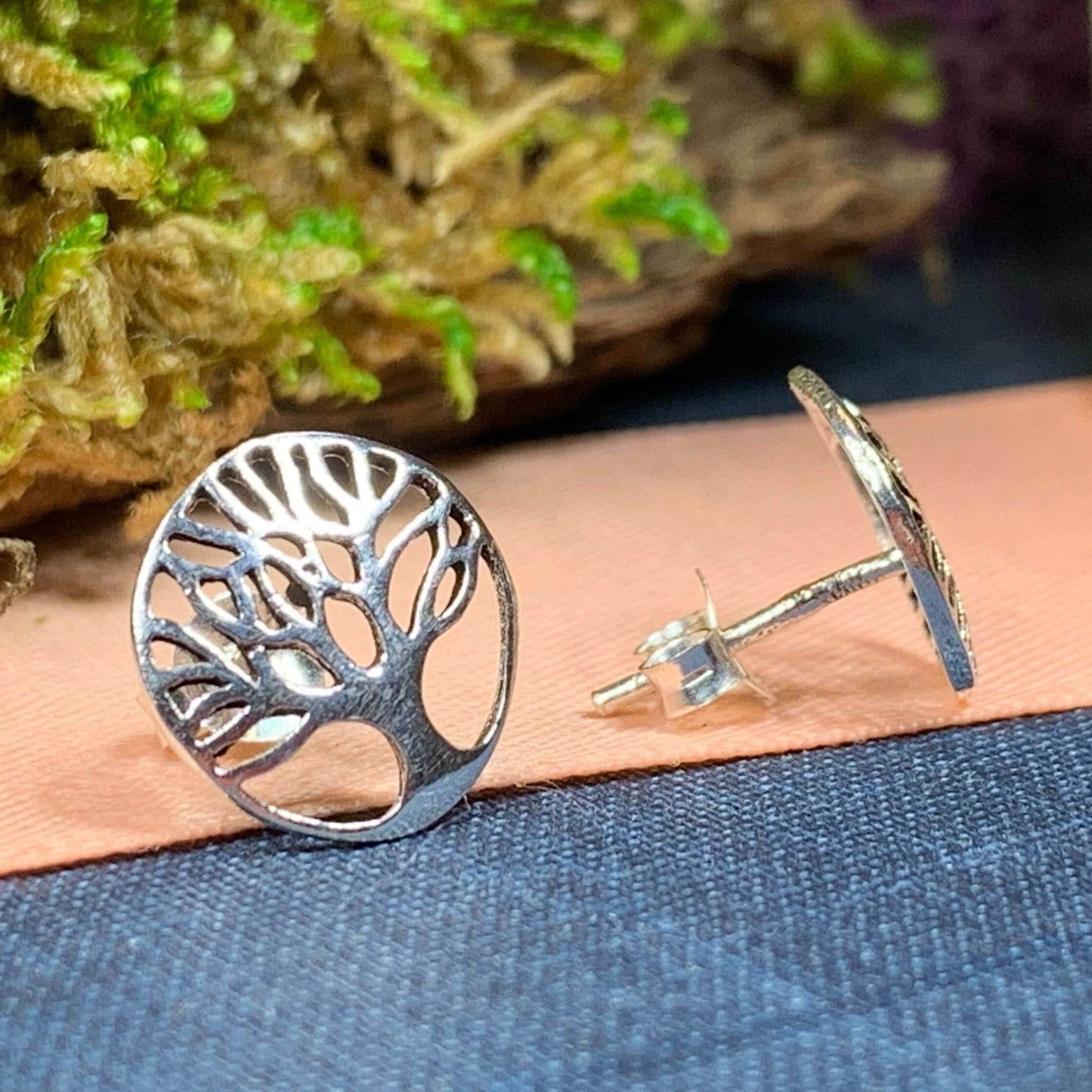 Tanya Tree of Life Stud Earrings - 