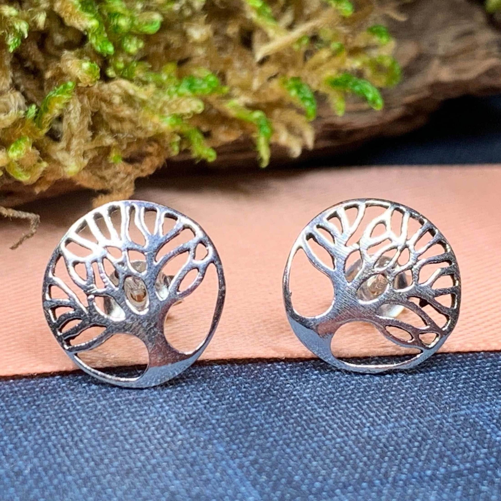 Tanya Tree of Life Stud Earrings - 
