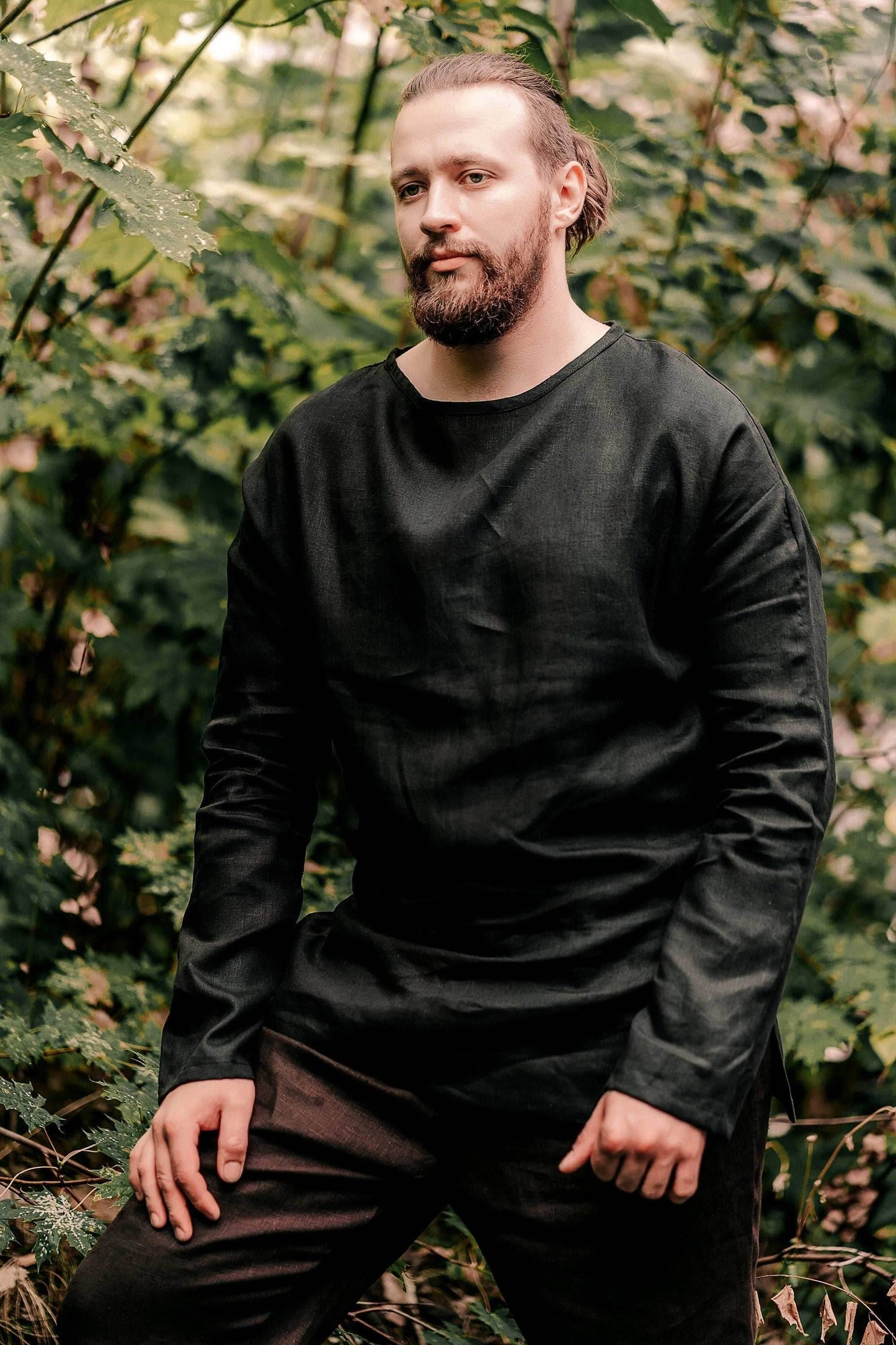 Viking linen shirt - S