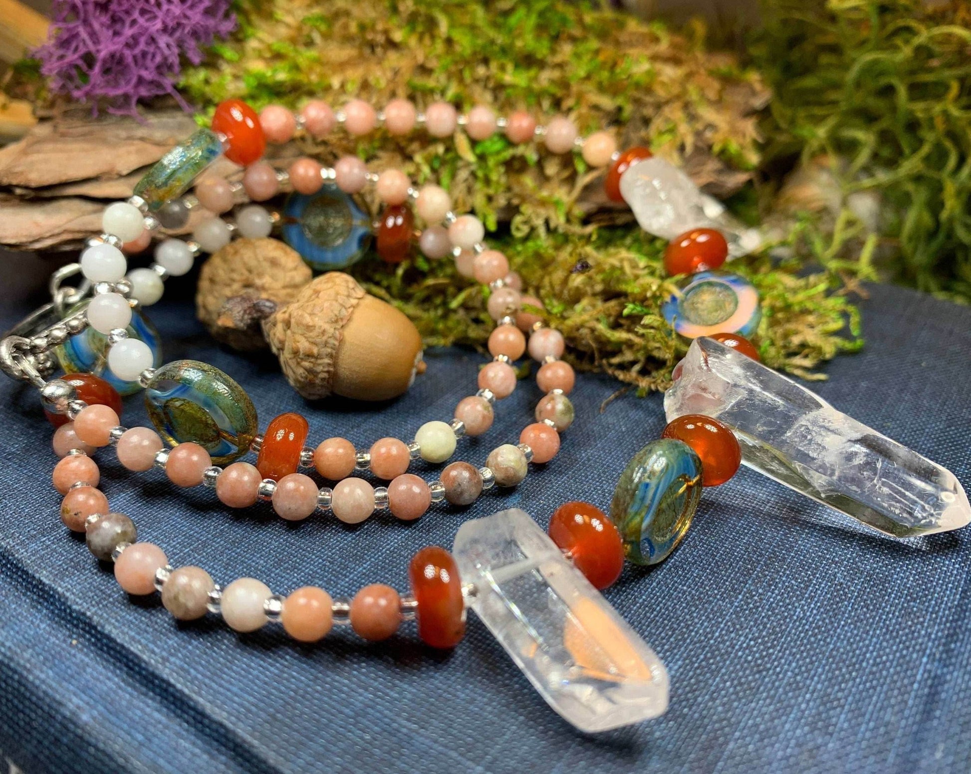 Wild Atlantic Way Quartz Crystal Necklace - 