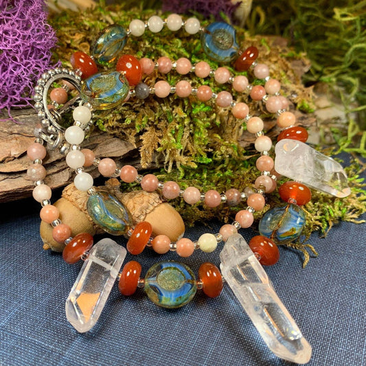 Wild Atlantic Way Quartz Crystal Necklace - 