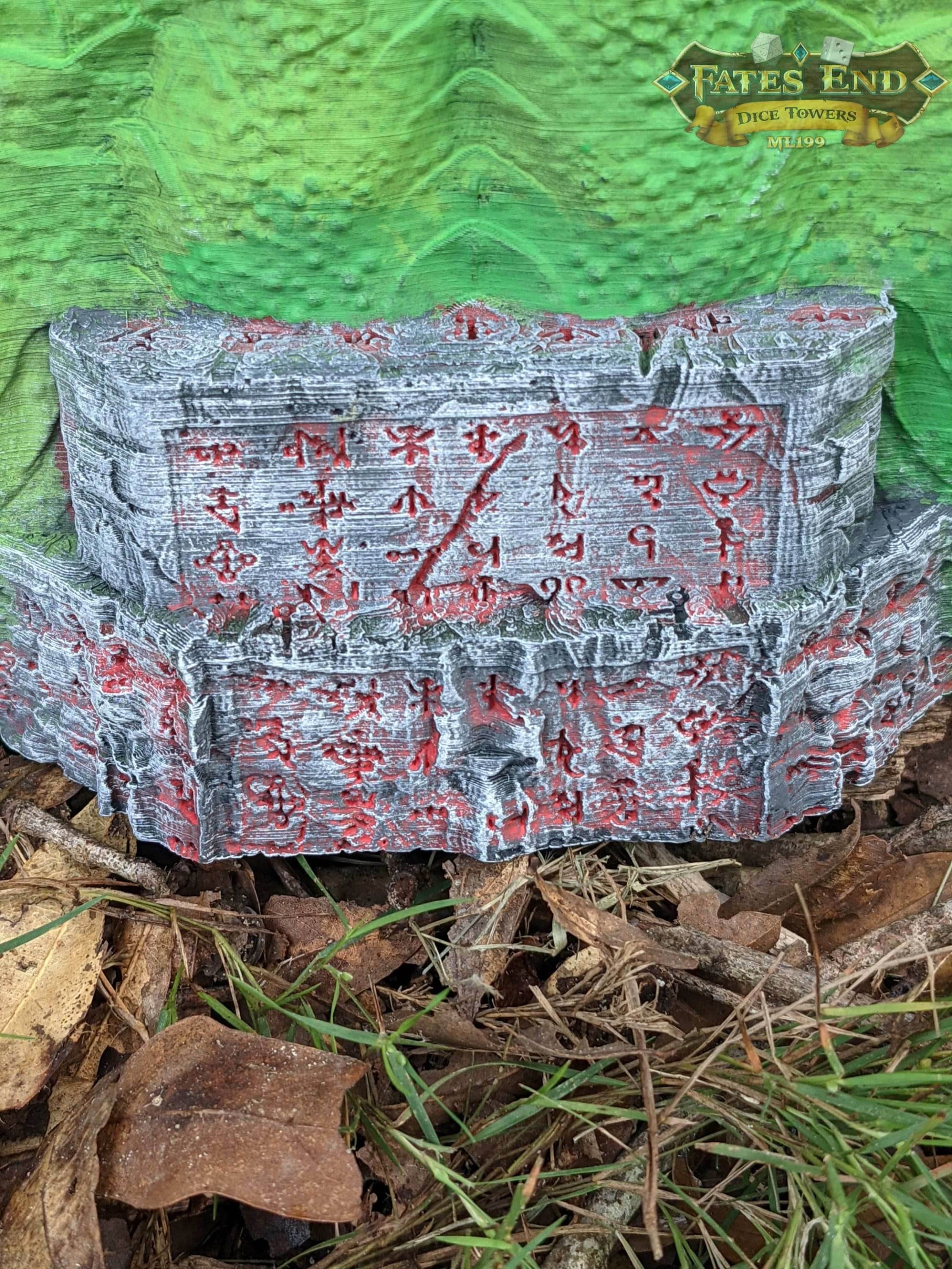 Cthulhu Dice Tower - Fate's End Collection - Unleash Cosmic Dread. Perfect for Lovecraftian Gaming! - Black / Yes- Include Random Dice Set