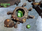 Artificer Steampunk Tank 3D Printed Dice Vault | RPG Dice Jail | D20 Box | Fate’s End Collection - Industrial Precision! - Black / Yes- Include Random Dice Set