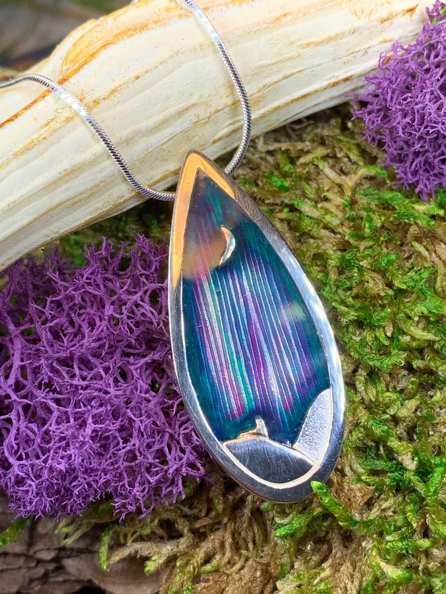 Northern Lights Sky Necklace - 18