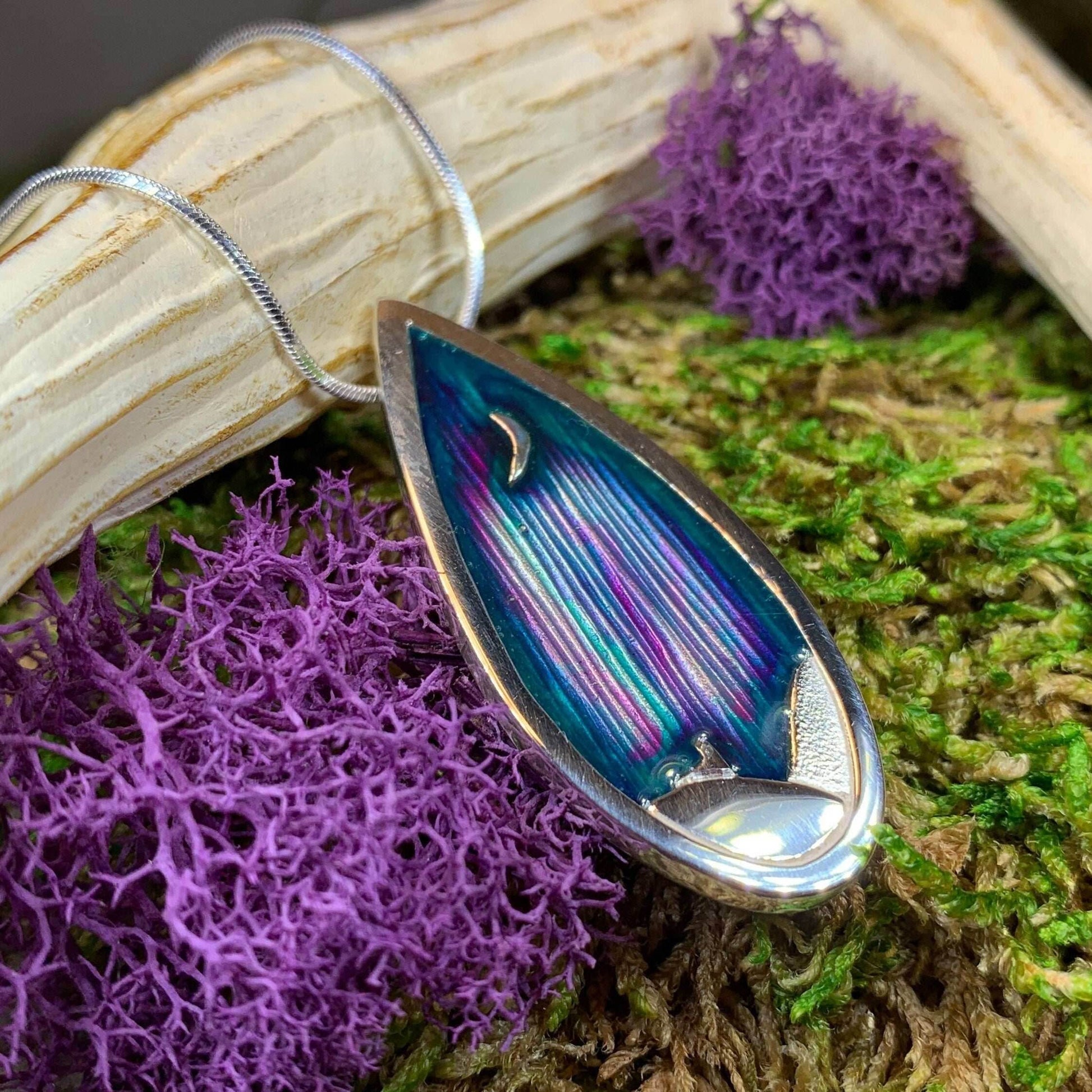 Northern Lights Sky Necklace - 18