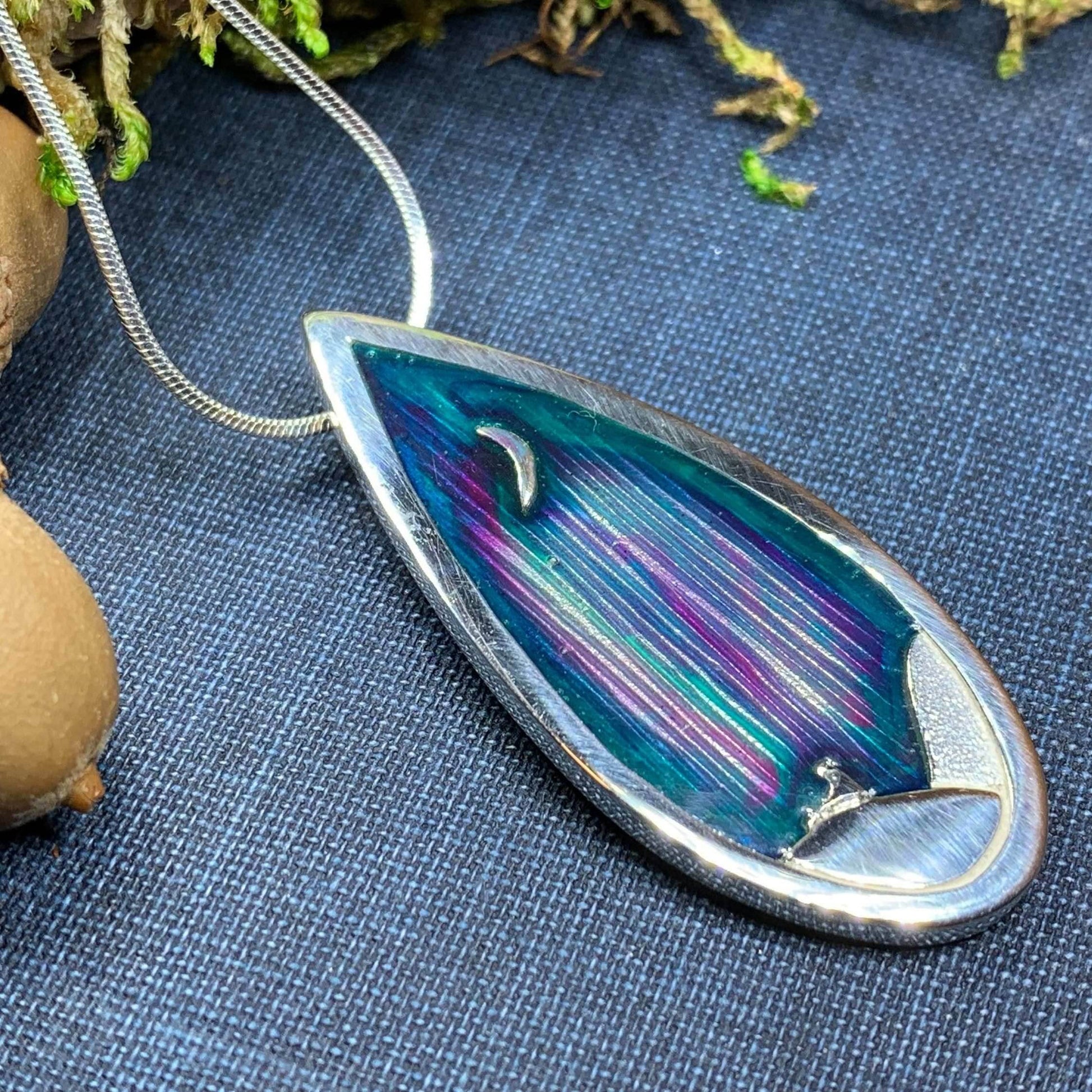 Northern Lights Sky Necklace - 18