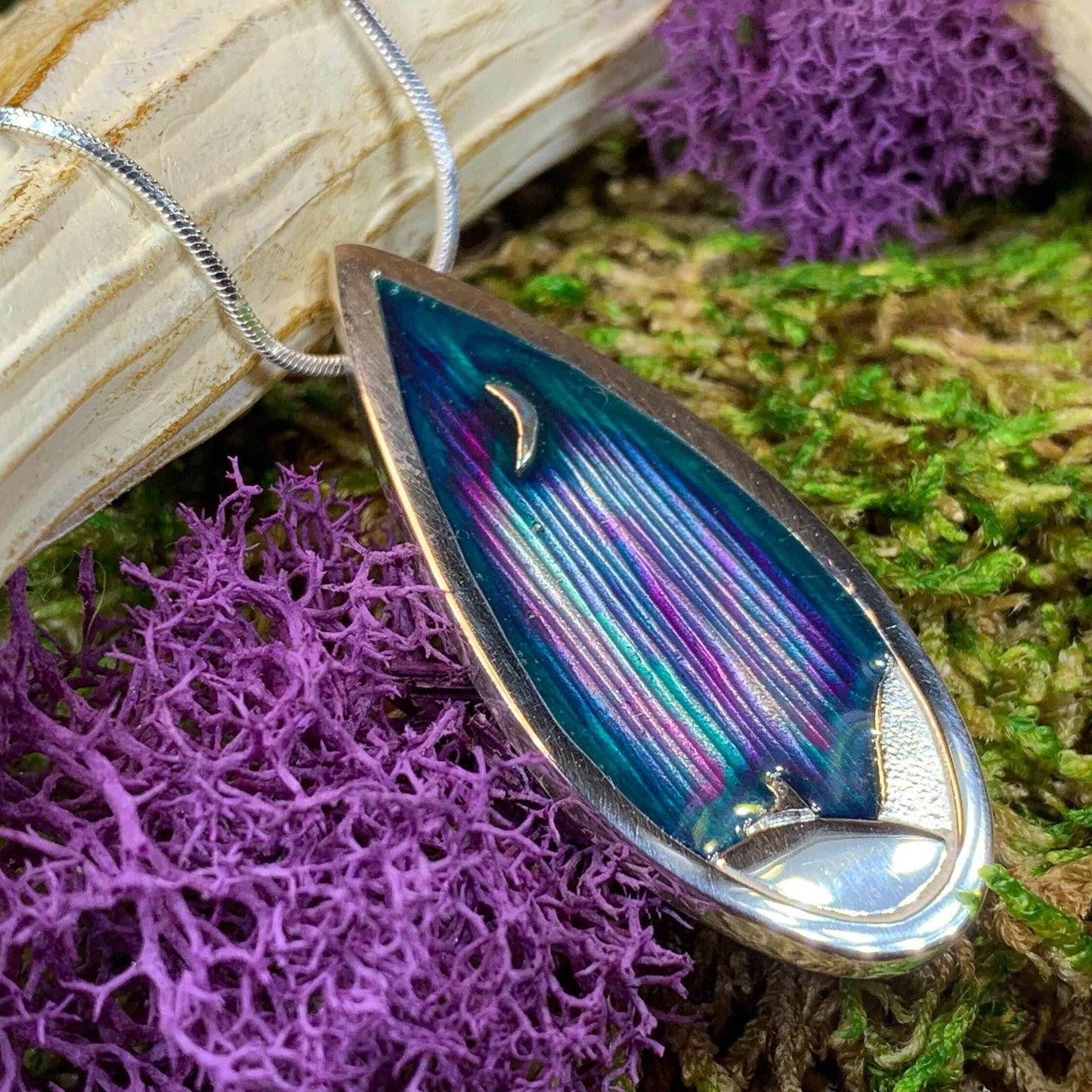 Northern Lights Sky Necklace - 18