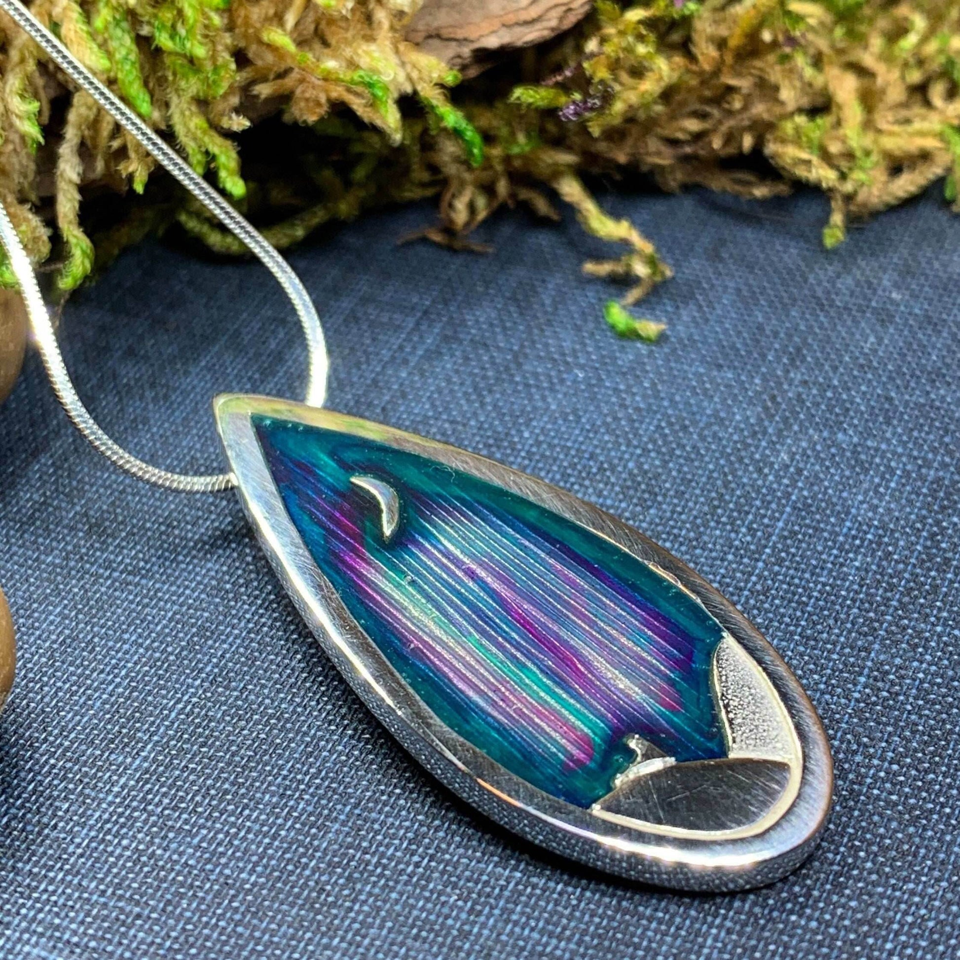 Northern Lights Sky Necklace - 18
