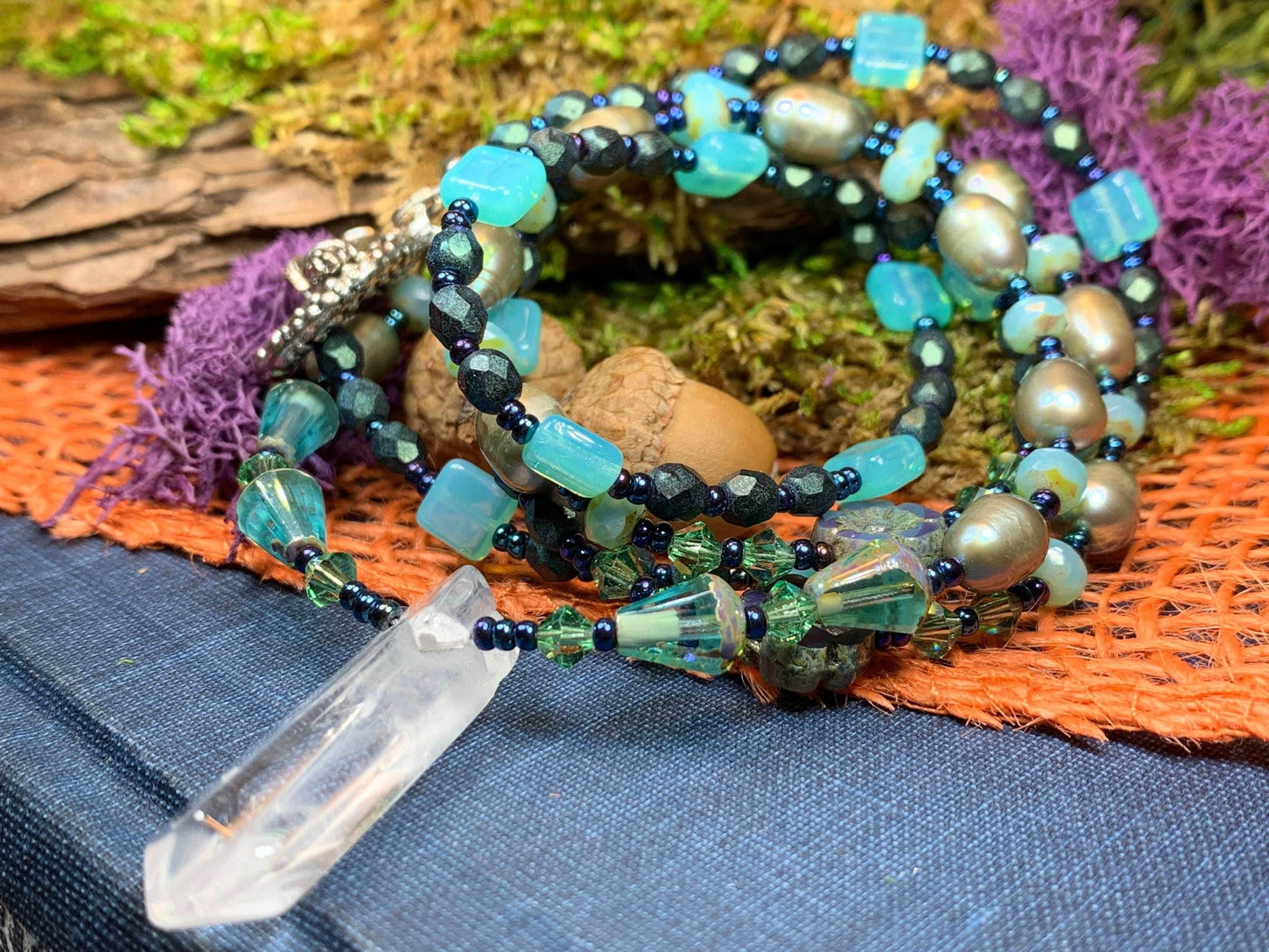 Islay Quartz Crystal Necklace - 