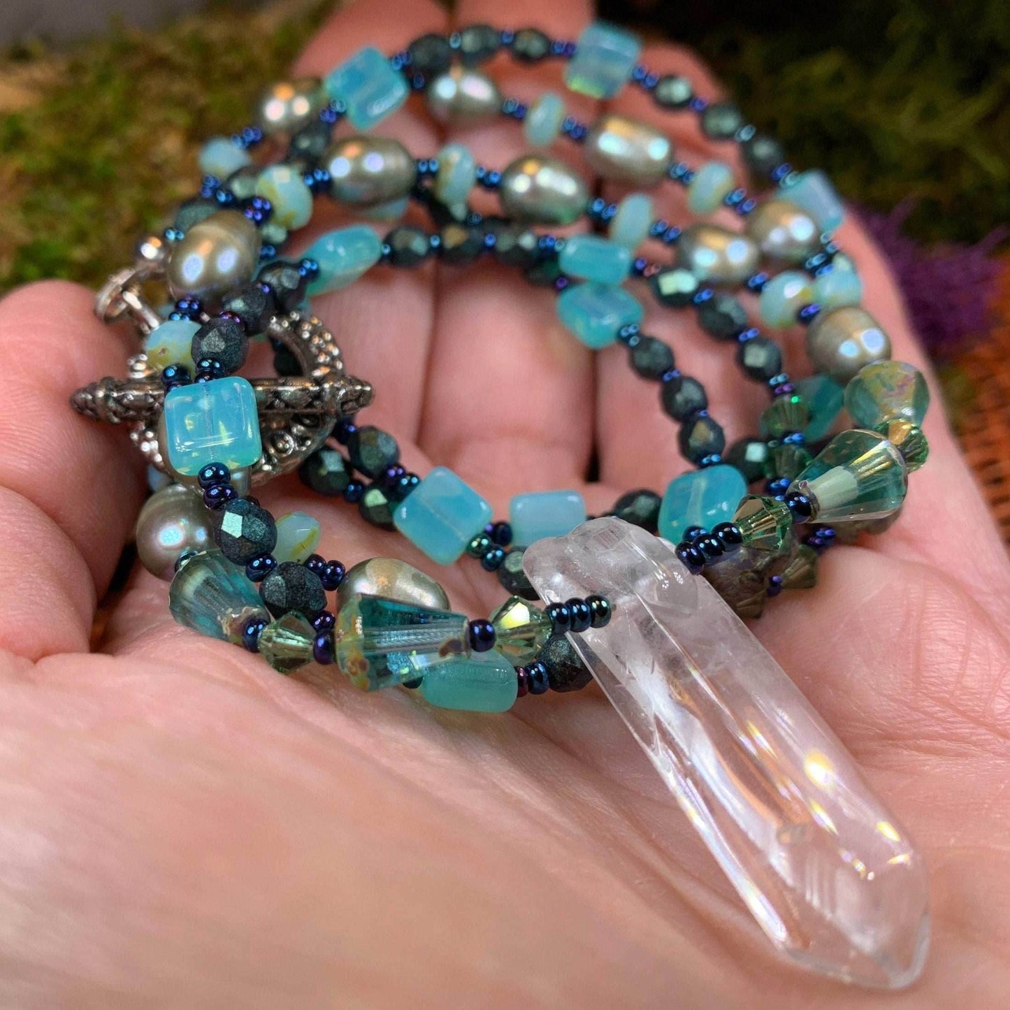 Islay Quartz Crystal Necklace - 