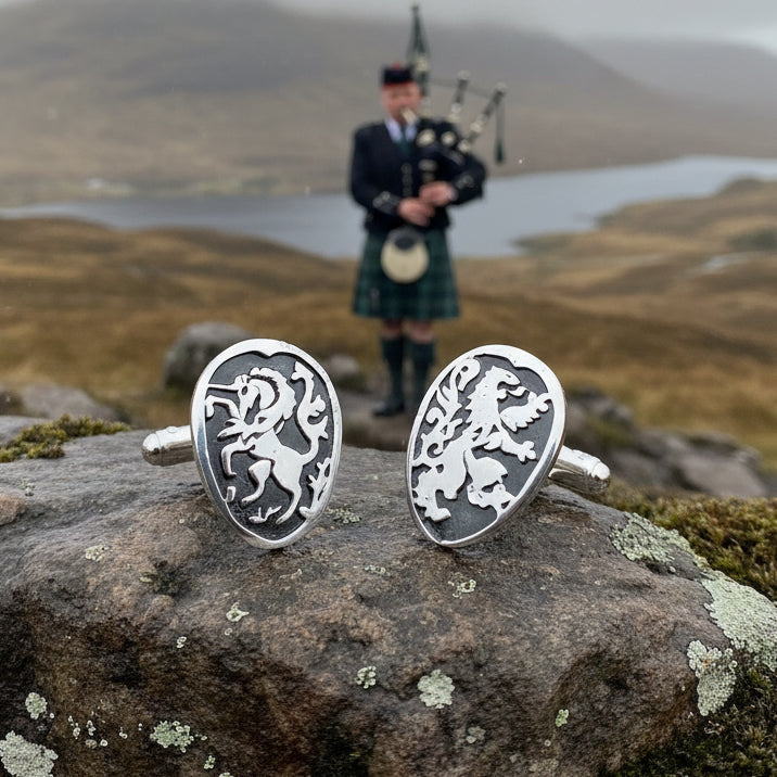 Lion & Unicorn of Scotland Cuff Links
