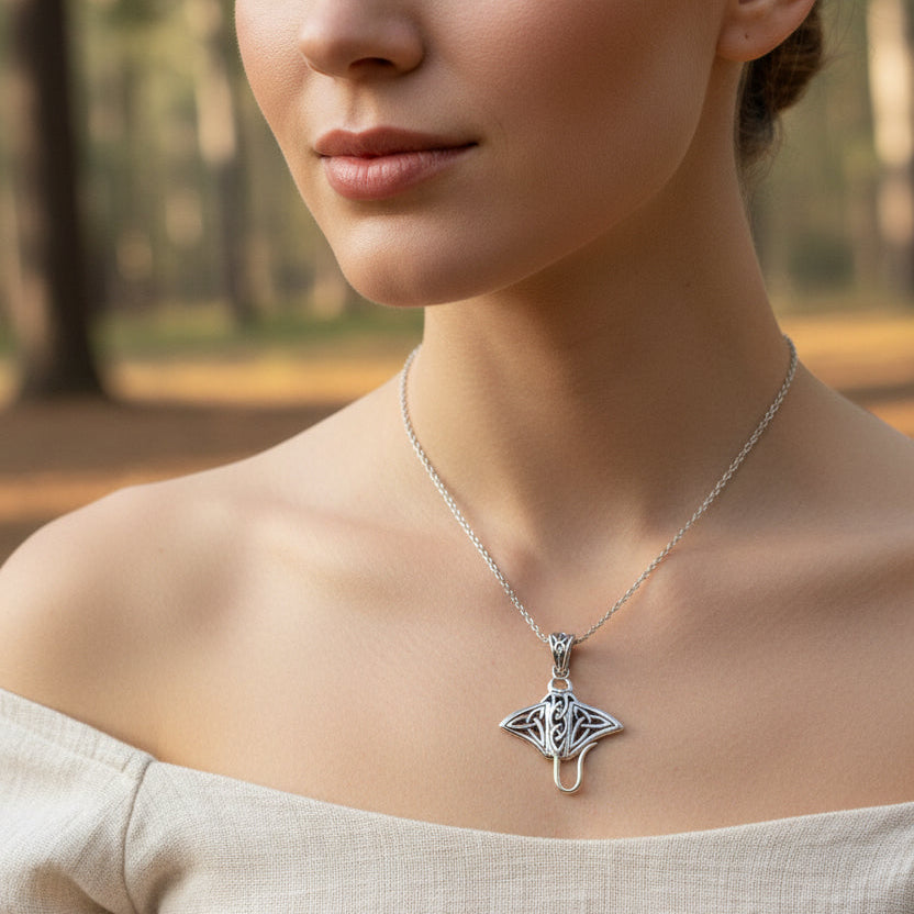 Muir Manta Ray Necklace