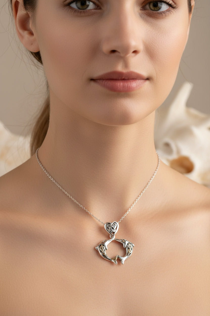 Dolphin Love Necklace