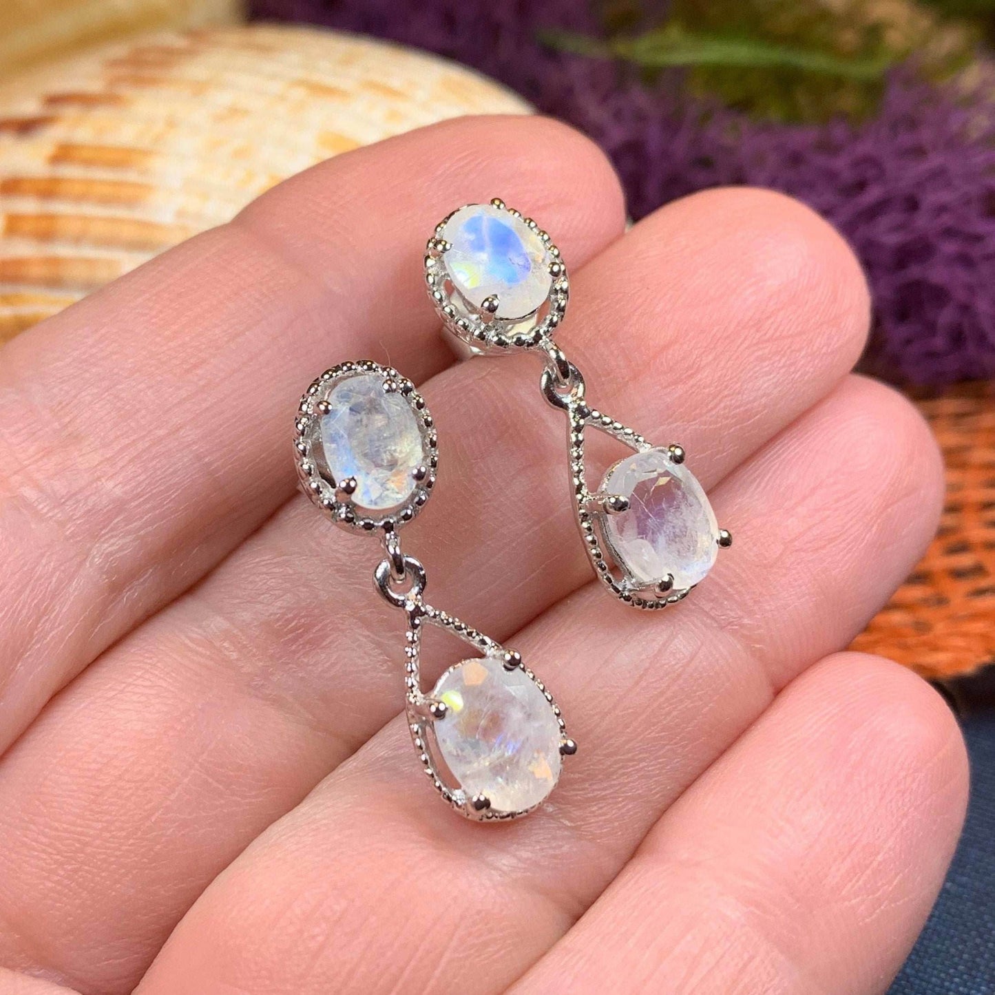 Harlow Moonstone Earrings - 