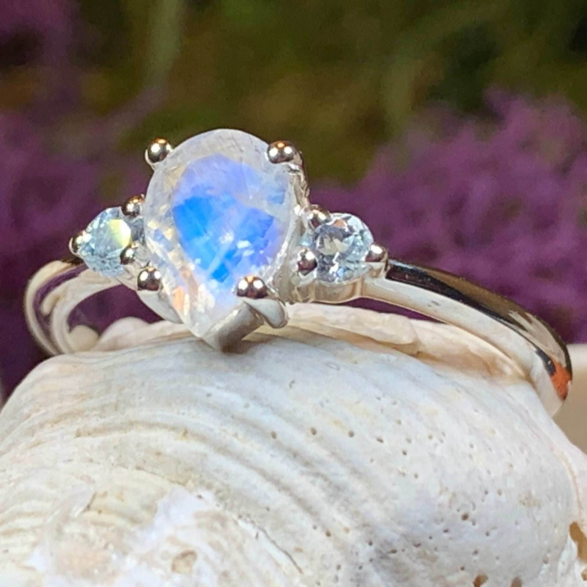 Rylena Moonstone Ring - 5