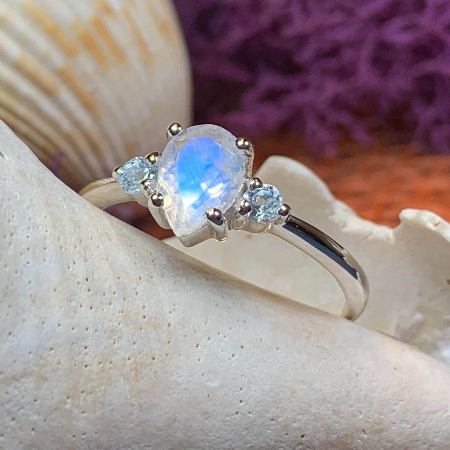 Rylena Moonstone Ring - 5