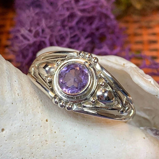 Klarina Celtic Ring - 7 / Amethyst