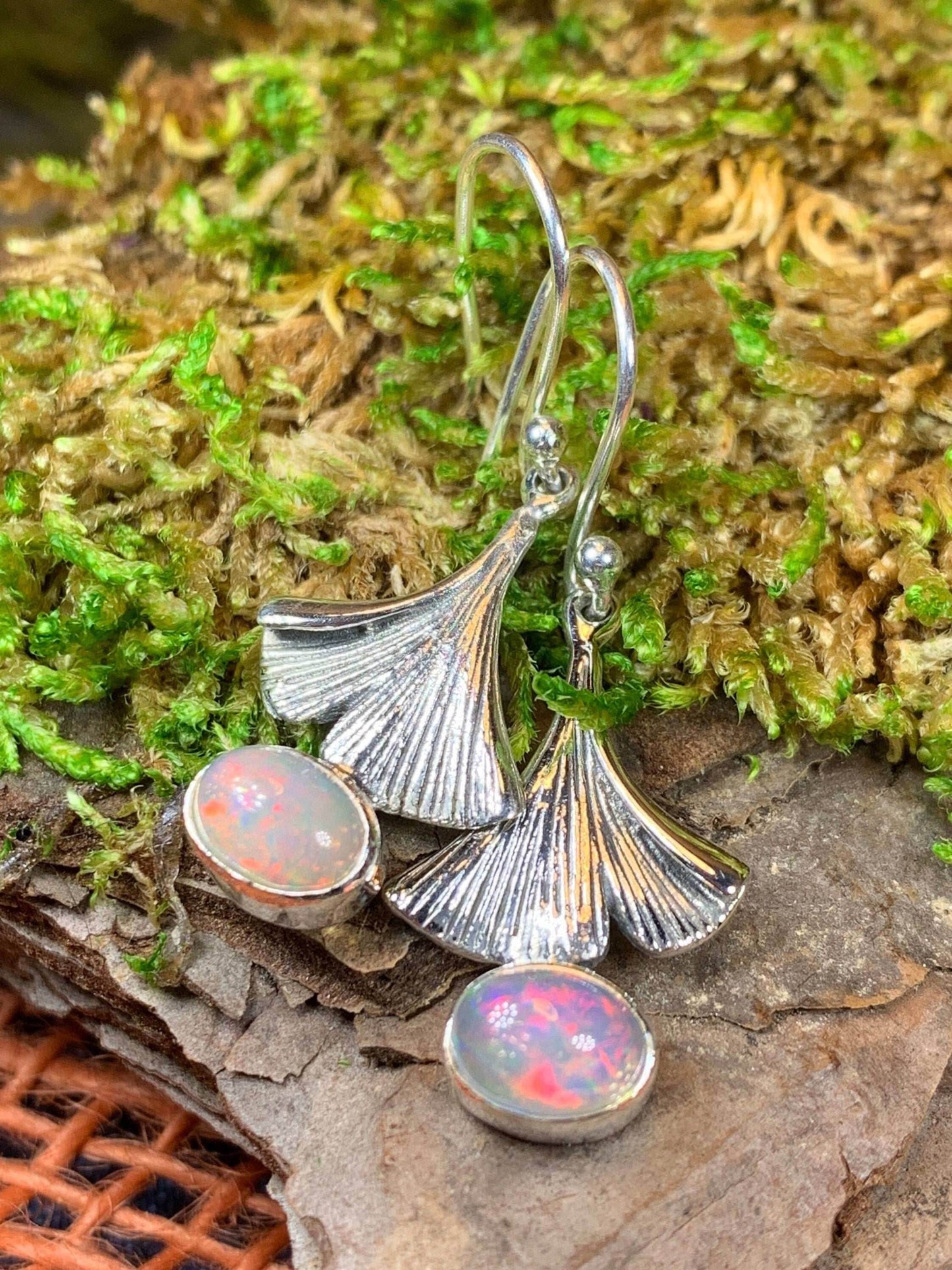 Gingko Opal Earrings - 