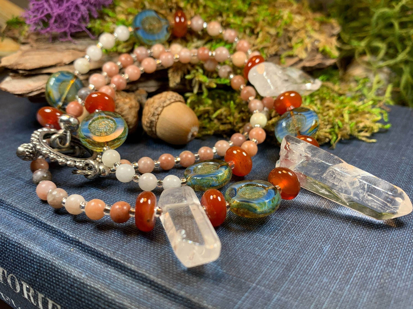 Wild Atlantic Way Quartz Crystal Necklace - 