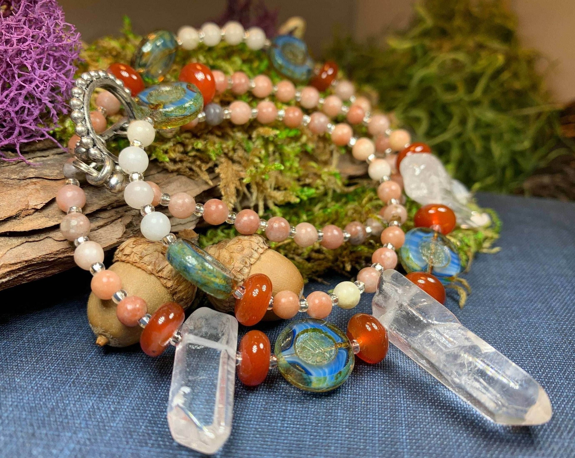 Wild Atlantic Way Quartz Crystal Necklace - 