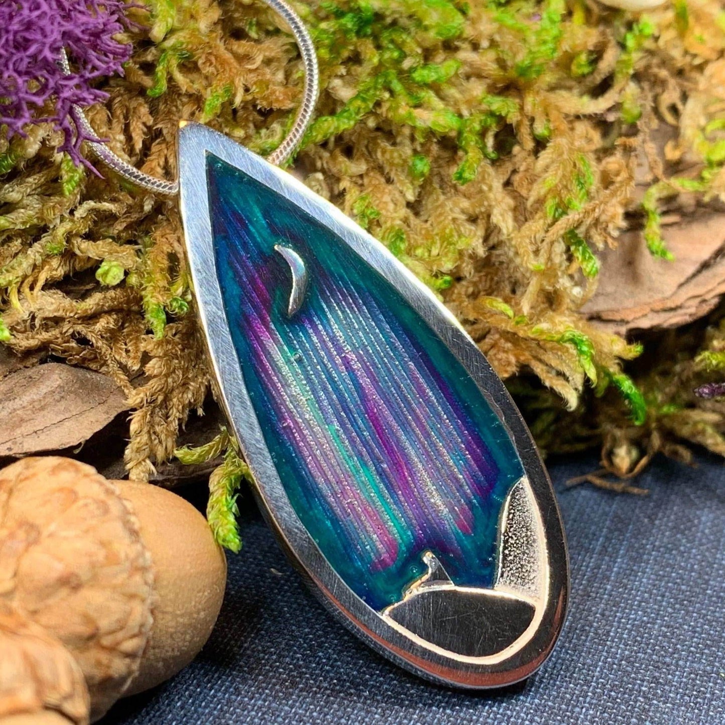 Northern Lights Sky Necklace - 18