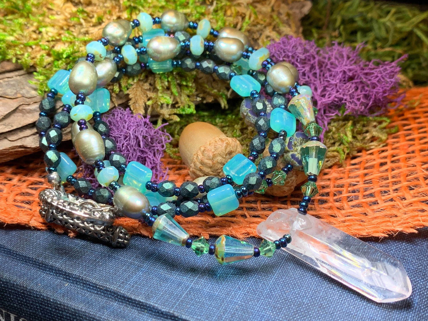 Islay Quartz Crystal Necklace - 