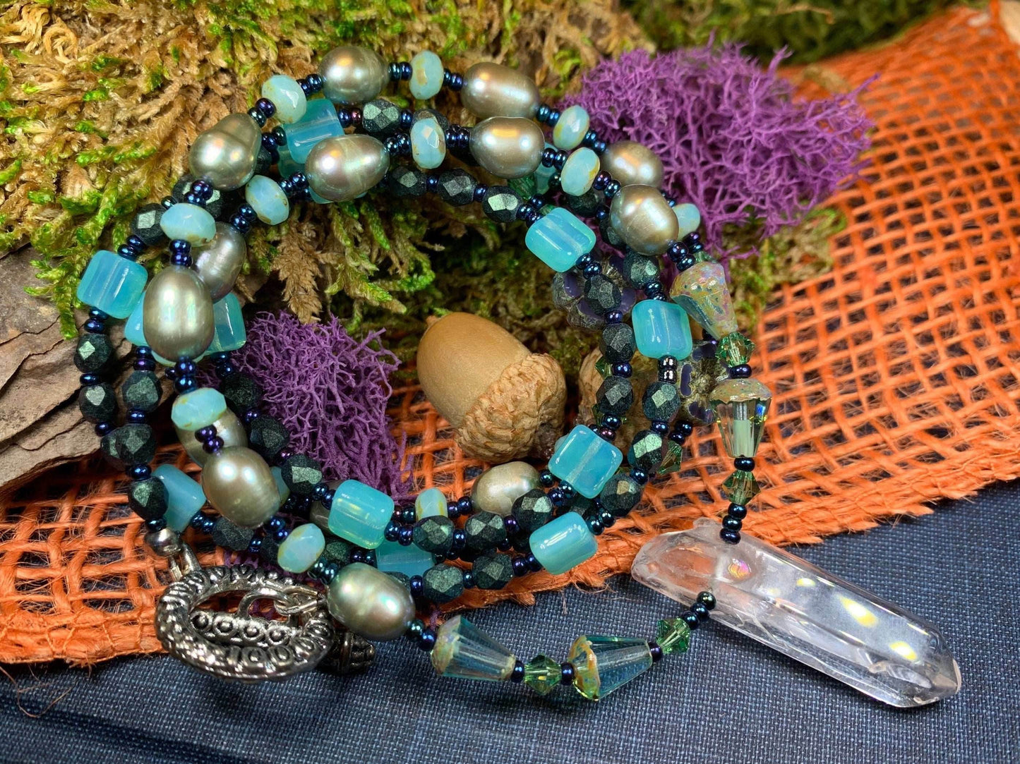 Islay Quartz Crystal Necklace - 