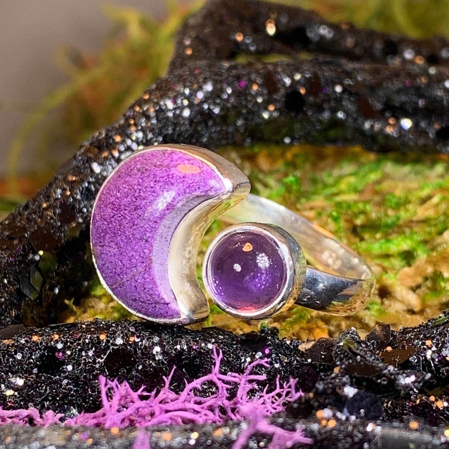 Khoeli Crescent Moon Ring - 9