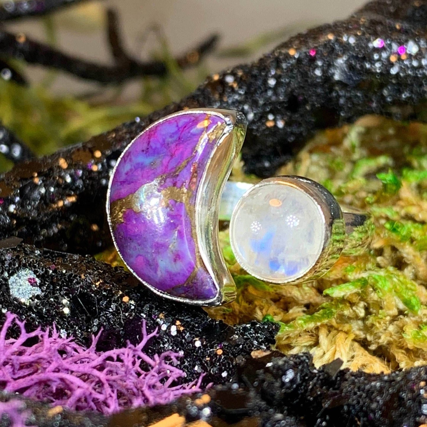 Khoeli Crescent Moon Ring - 7