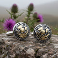 Golden Thistle Cuff Links