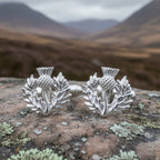 Alba Thistle Cuff Links