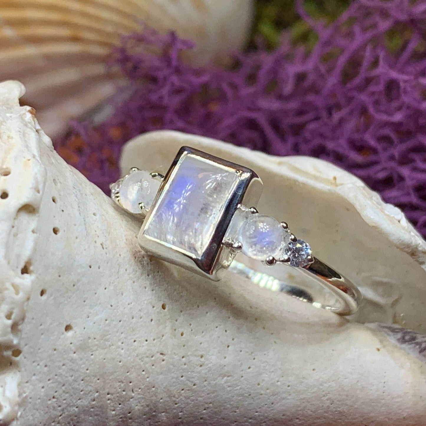 Anja Moonstone Ring - 5