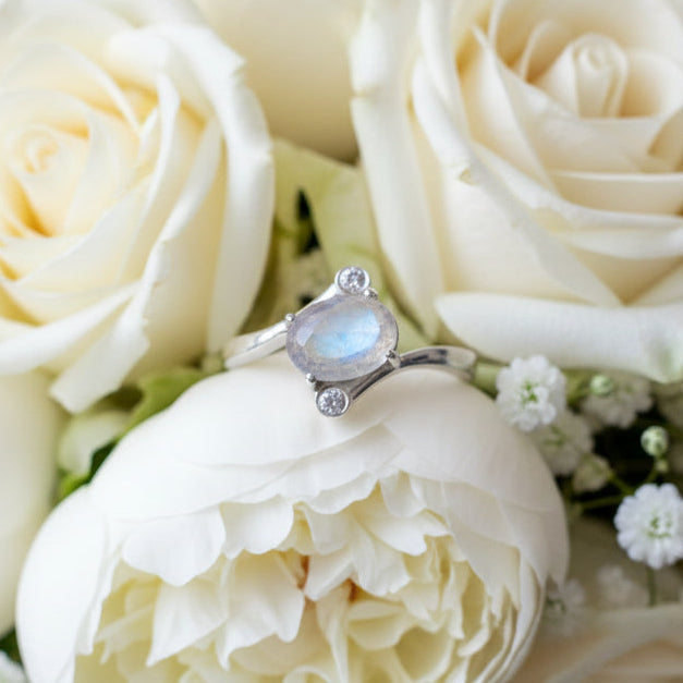 Lysandra Moonstone Ring
