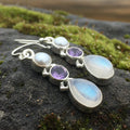 Ava Moonstone Earrings
