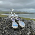 Ava Moonstone Earrings