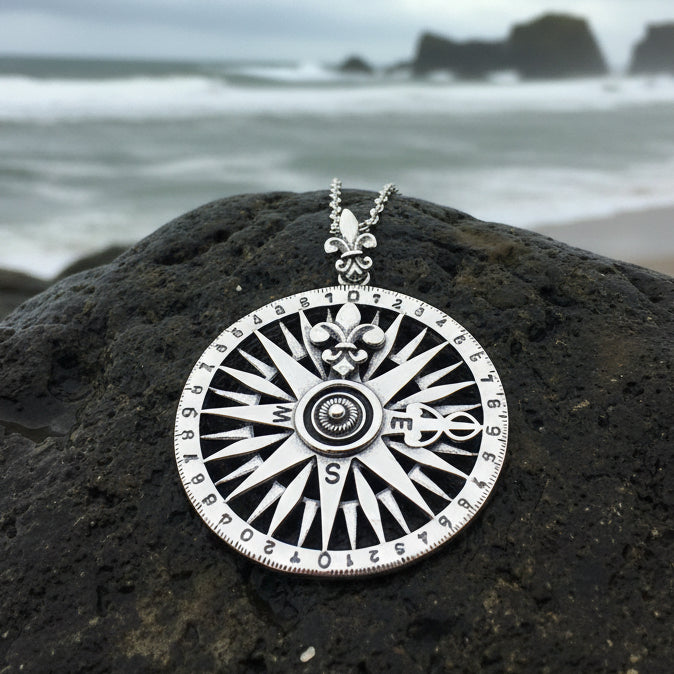 Wonderful Journey Compass Necklace