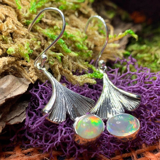 Gingko Opal Earrings - 