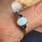 Aubrette Opal Celtic Ring - 4