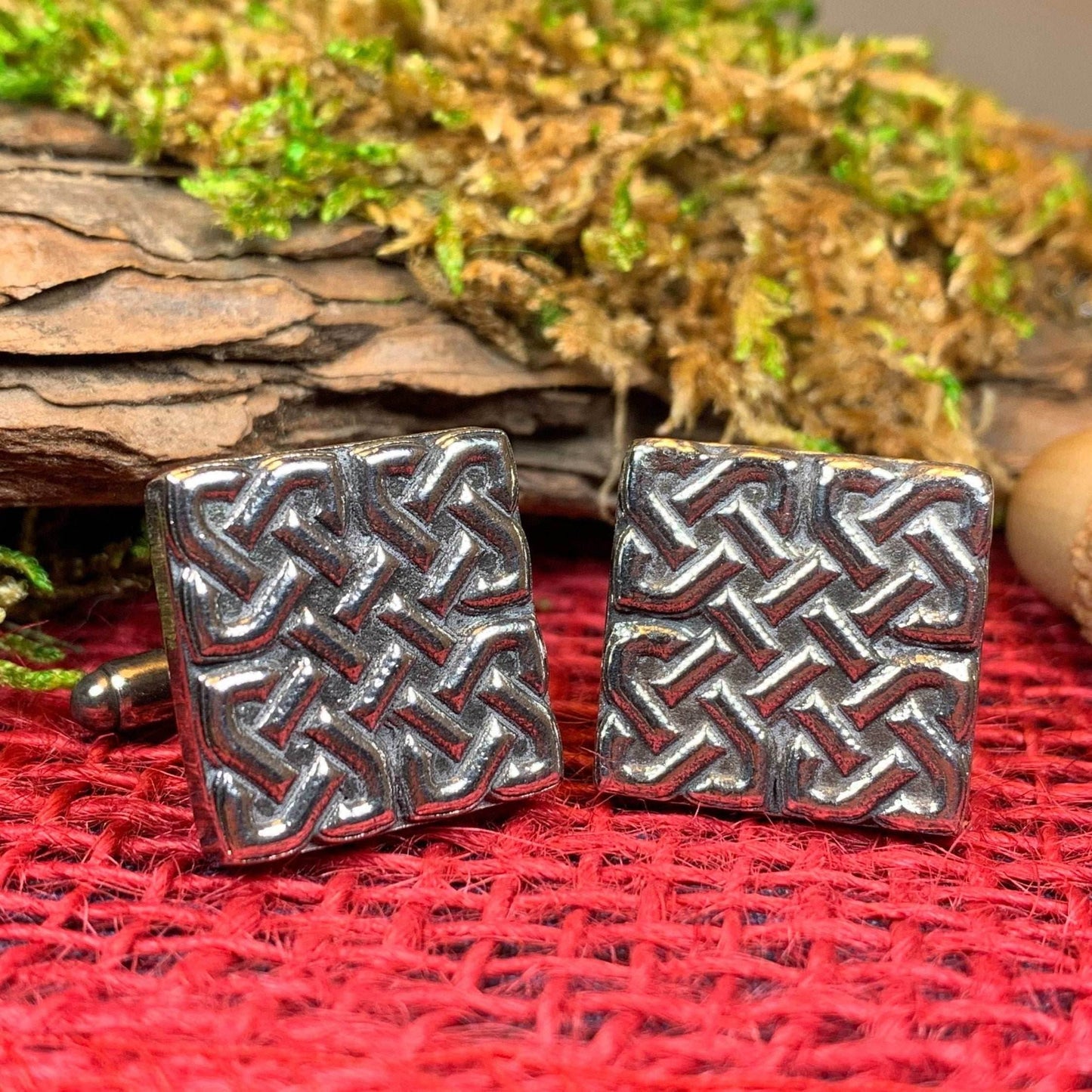 Stewart Celtic Knot Cuff Links - 